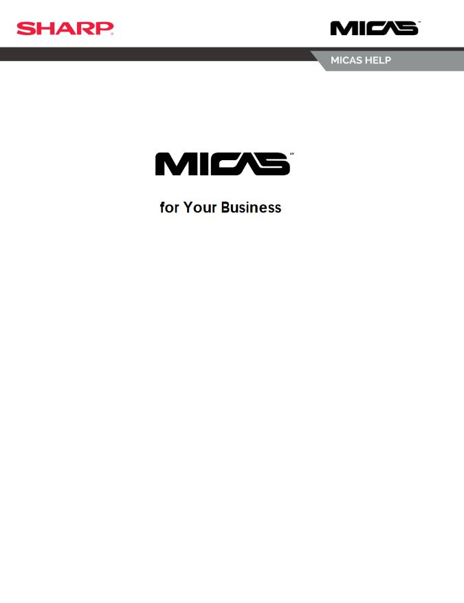 MICAS, White Paper, AM Copiers