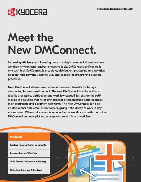 Kyocera, Software, Capture And Distribution, Dmconnect, AM Copiers