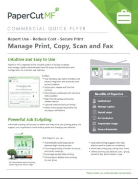 Papercut, Mf, Commercial, AM Copiers