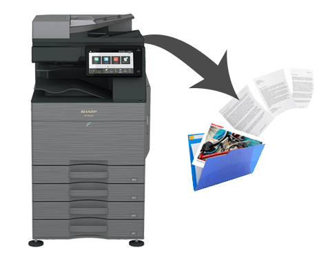 Sharp, Scan 2, Document Filing, AM Copiers